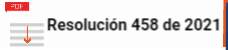 Resolución 458 de 2021