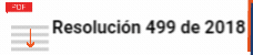 Resolución 499 de 2018