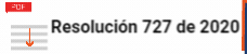 Resolución 727 de 2020