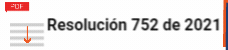 Resolución 752 de 2021