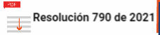 Resolución 790 de 2021