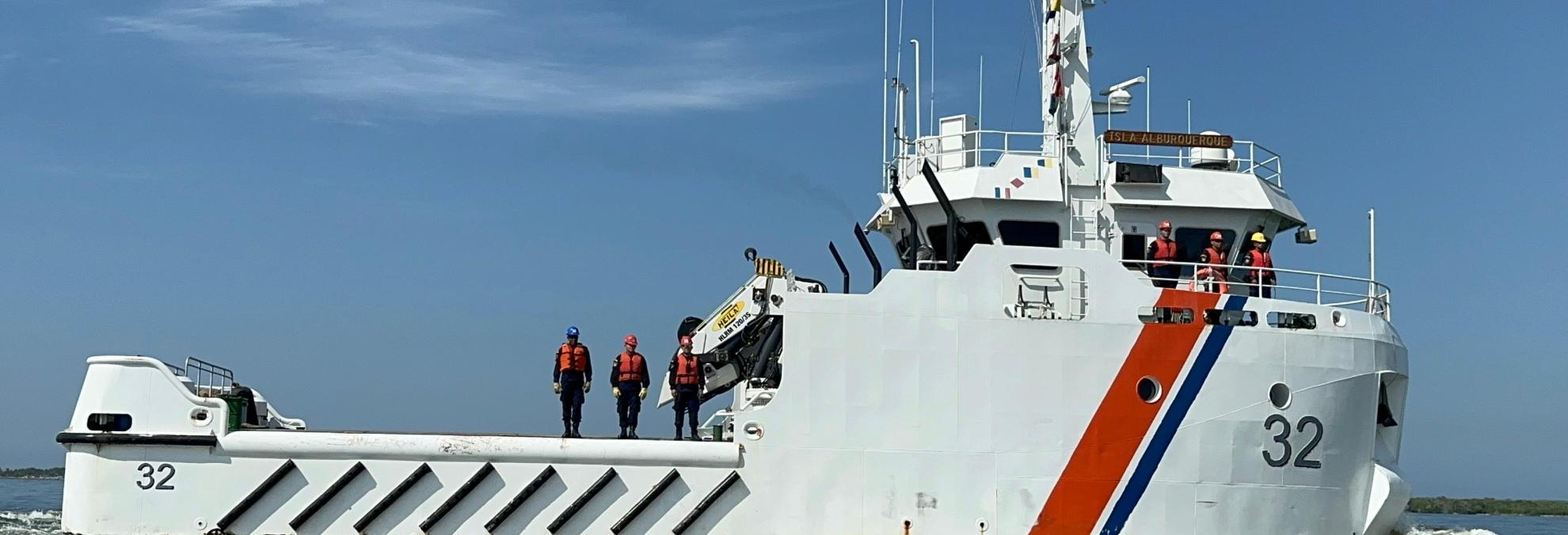 ARC “Isla Alburquerque”: un aniversario con más de dos mil millas recorridas al servicio de la seguridad marítima en el Caribe colombiano