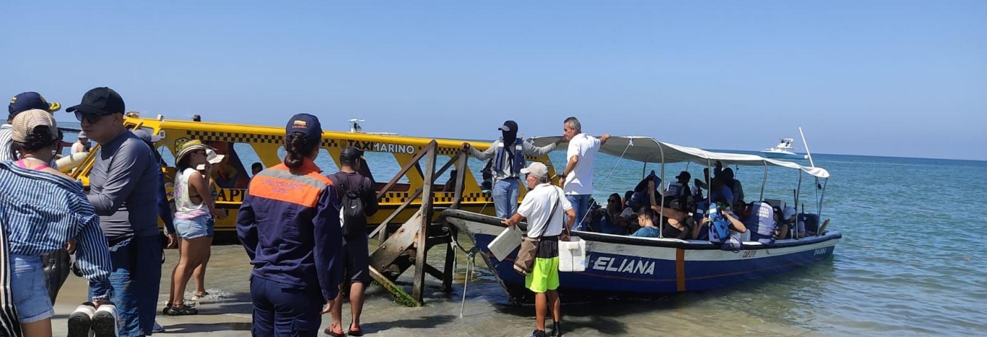 En la semana de receso escolar 36.509 turistas se transportaron vía marítima hacia las playas del Departamento del Magdalena: Dimar
