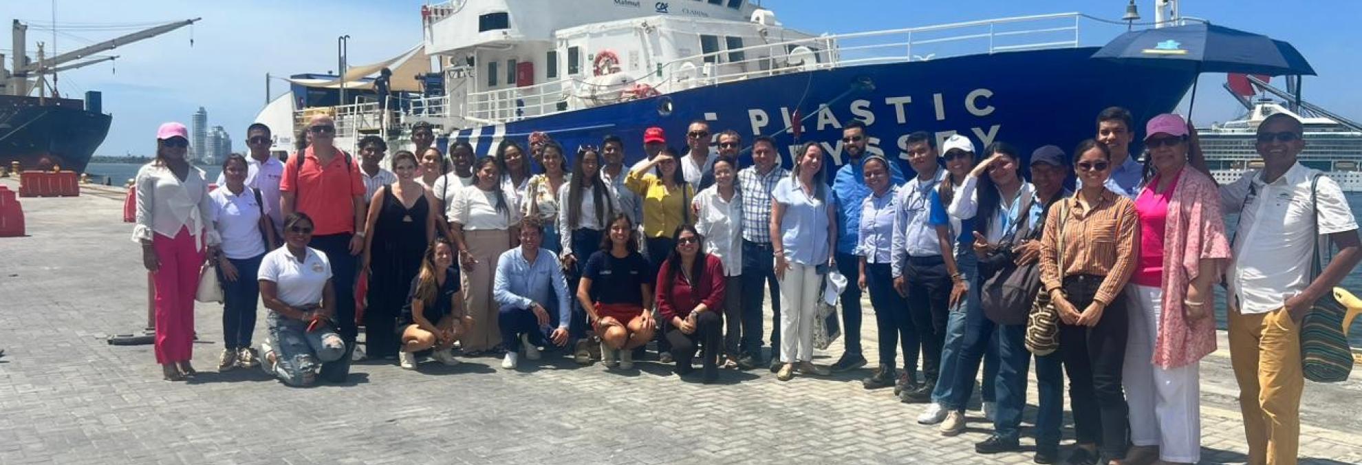 Llega a Colombia la Expedición Plastic Odyssey