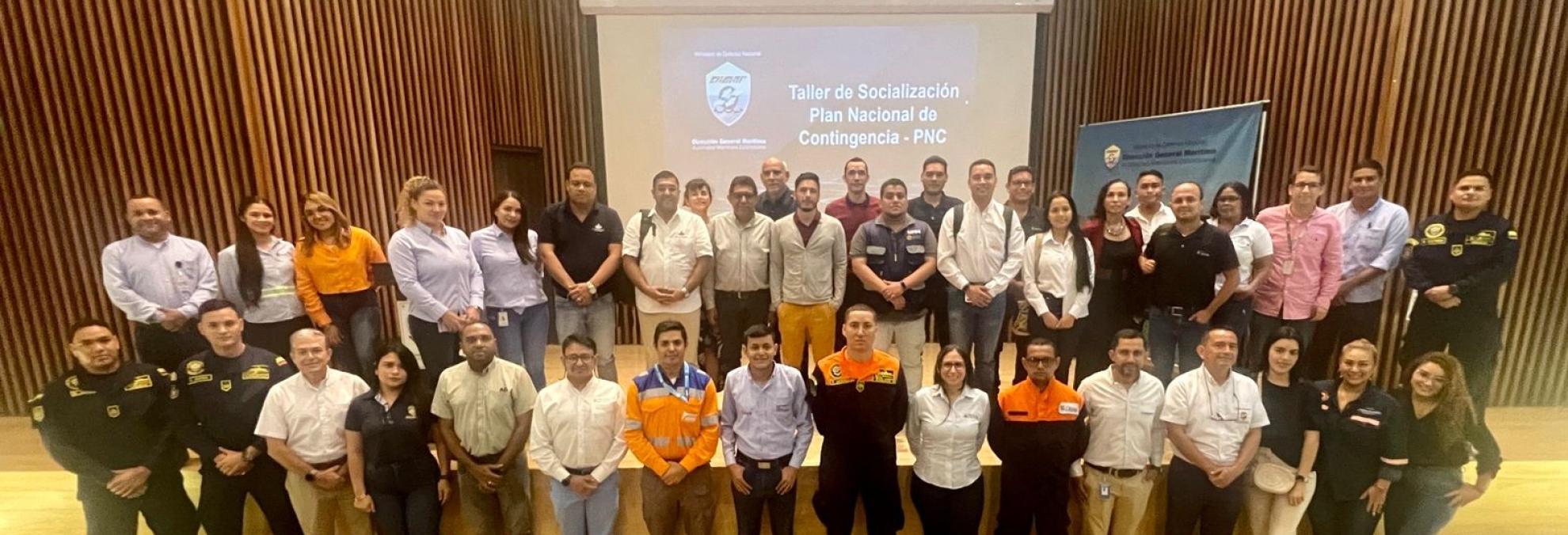 El gremio marítimo del Caribe se prepara mediante taller del Plan Nacional de Contingencia (PNC)