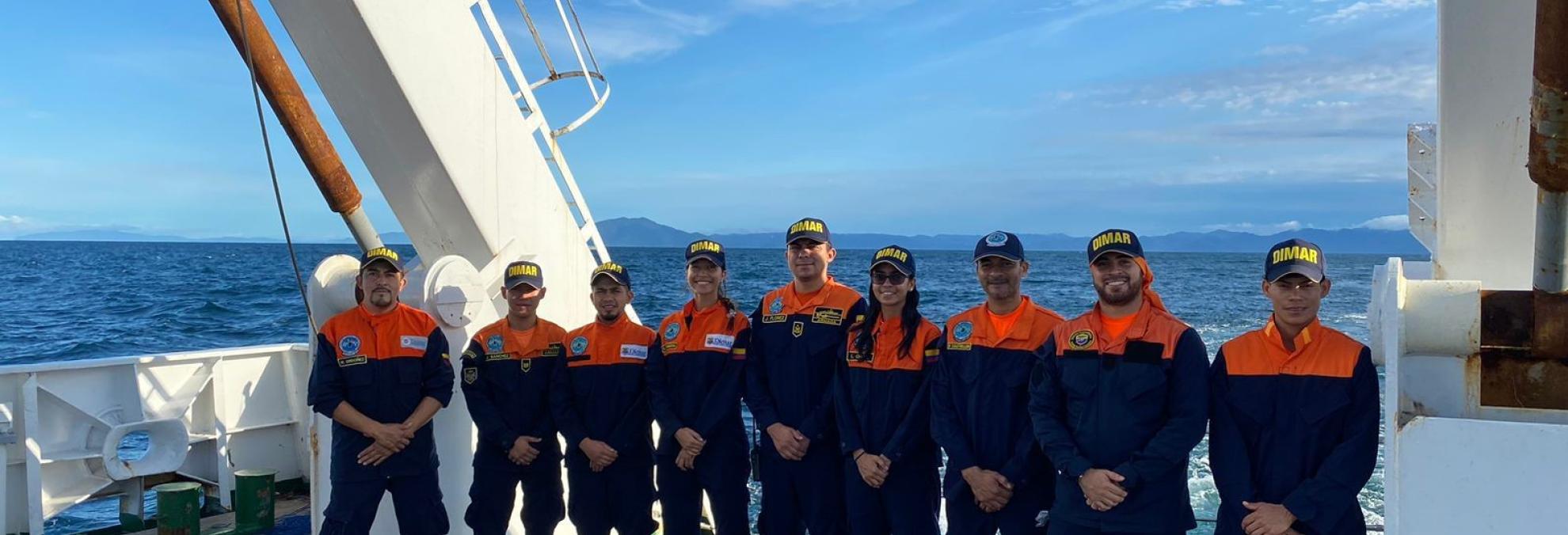 Colombia finalizó con éxito el Crucero de Investigación del fenómeno de El Niño (Crucero Erfen)