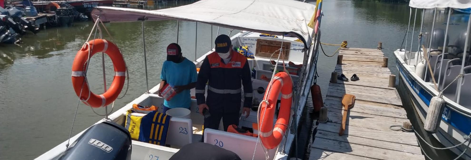 Dimar adelanta inspecciones a embarcaciones con fines turísticos en el Golfo de Morrosquillo