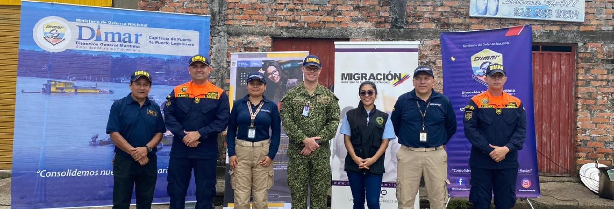 En Puerto Leguízamo Dimar adelanta controles para garantizar la seguridad fluvial