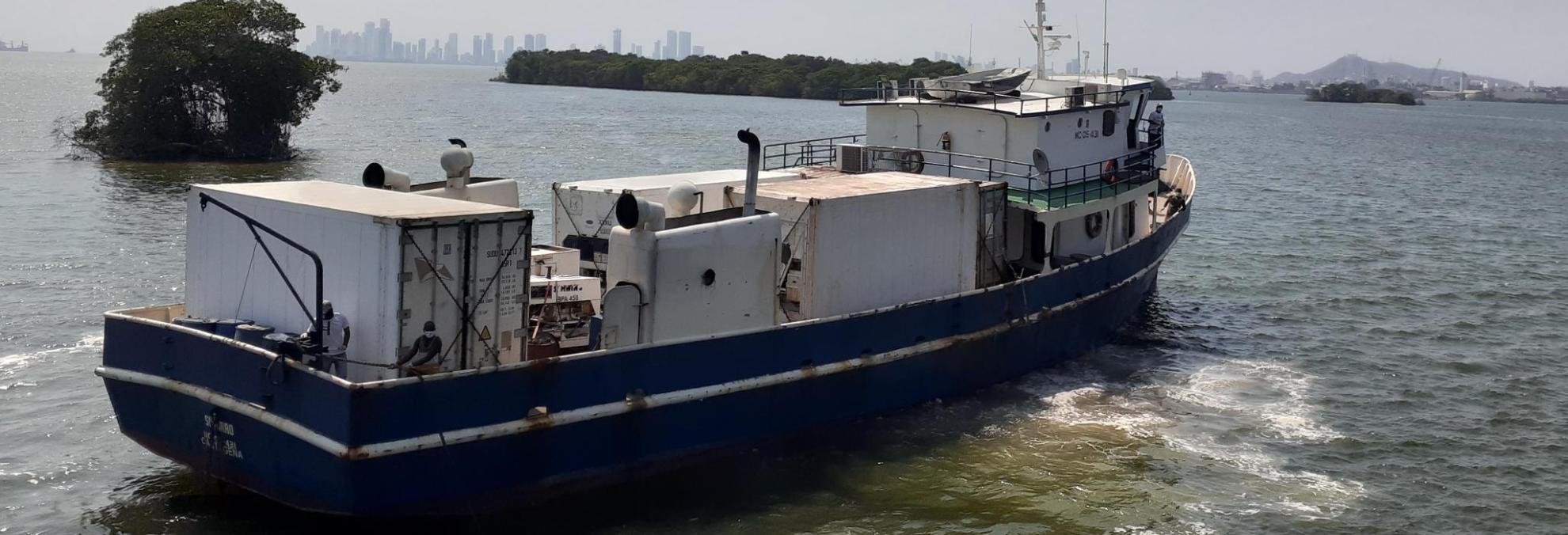 Dimar autoriza desembarco de la tripulación del buque de cabotaje ´Susurro´. 