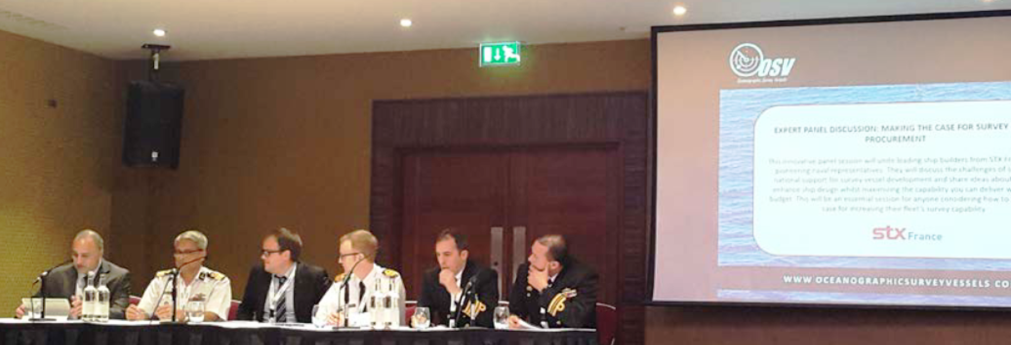Participación de Dimar en el panel "La sostenibilidad y adquisición de los buques de investigación hidrográfica". 