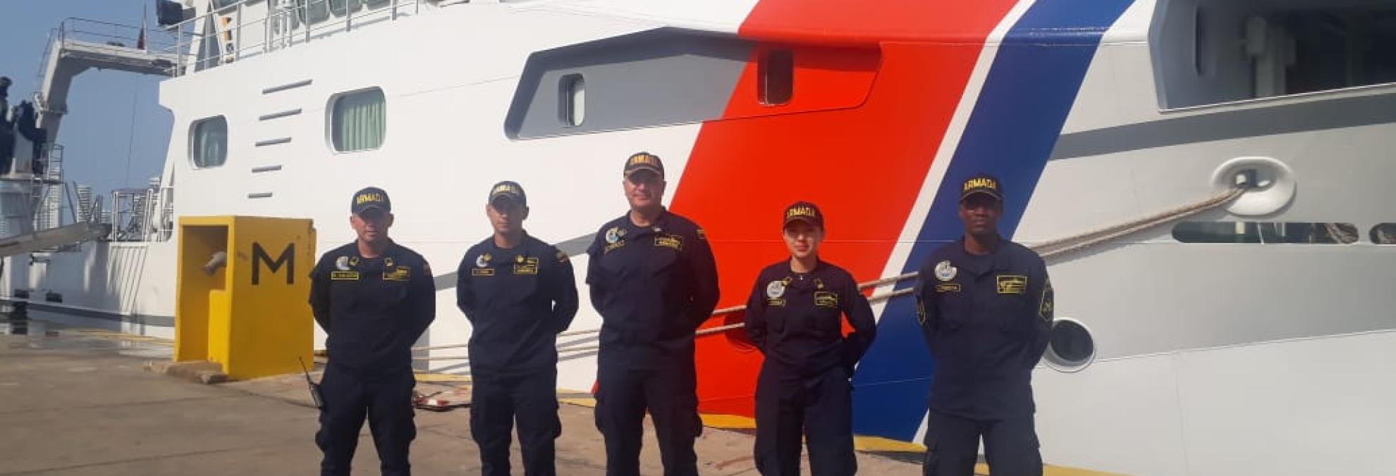 ARC “Roncador” avanza en investigaciones para afrontar la erosión costera en el Caribe