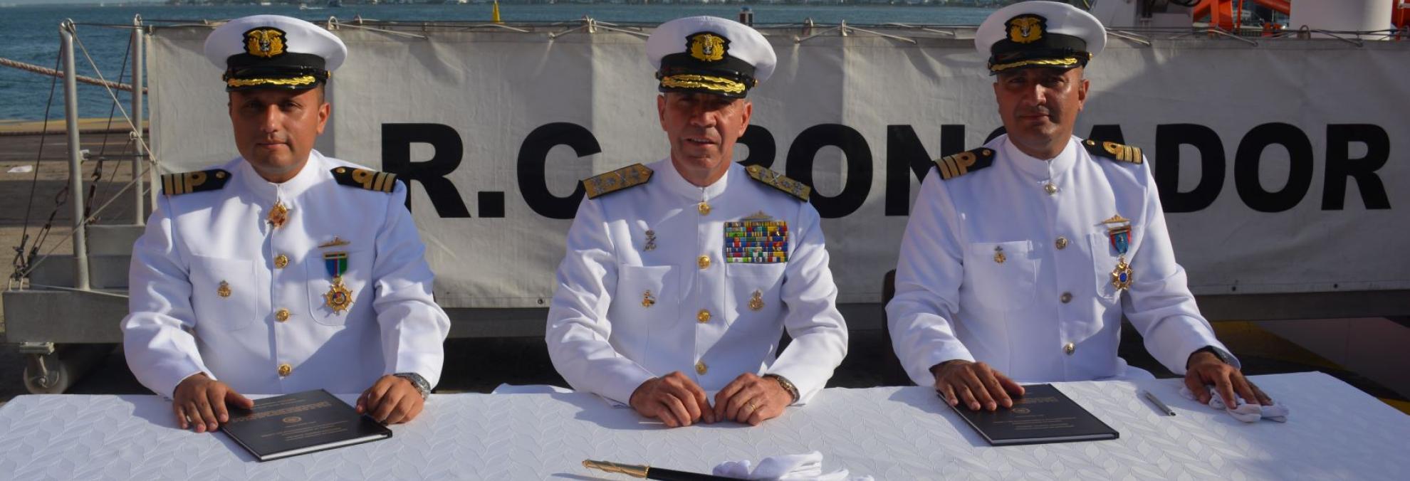 Asume nuevo comandante del buque hidrográfico ARC “Roncador”