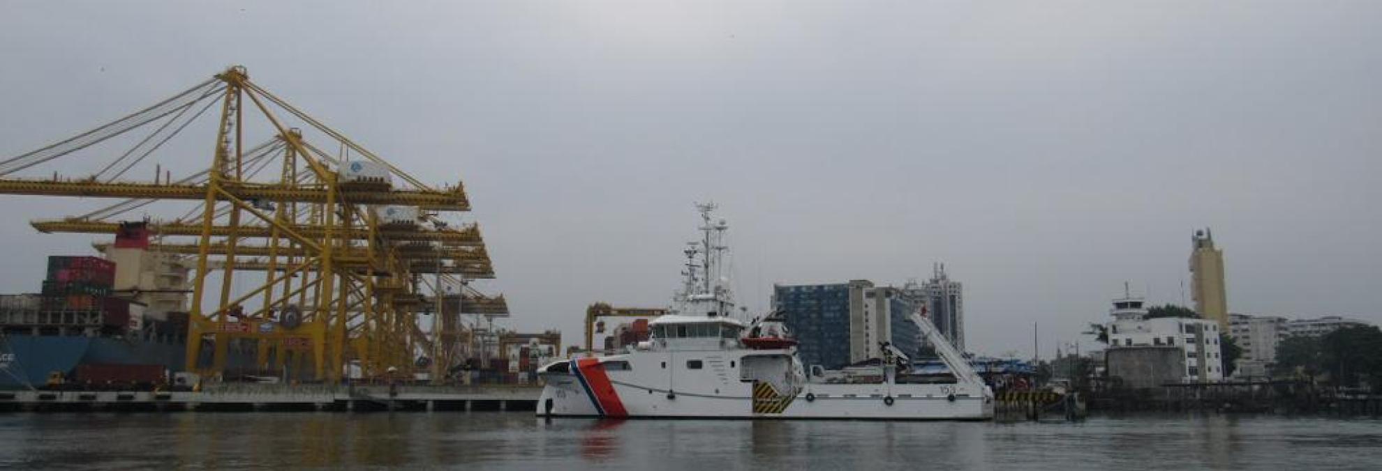 Buenaventura recibió al ARC” Roncador” y a los investigadores del Crucero ERFEN