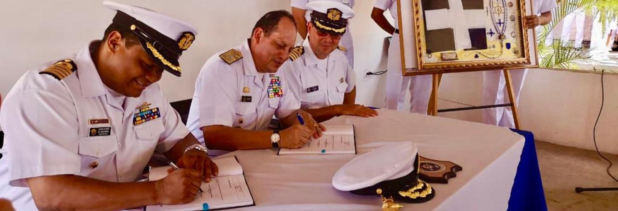 Capitán de Navío Germán Augusto Escobar Olaya, nuevo Director del Centro de Investigaciones Oceanográficas e Hidrográficas del Caribe (CIOH)