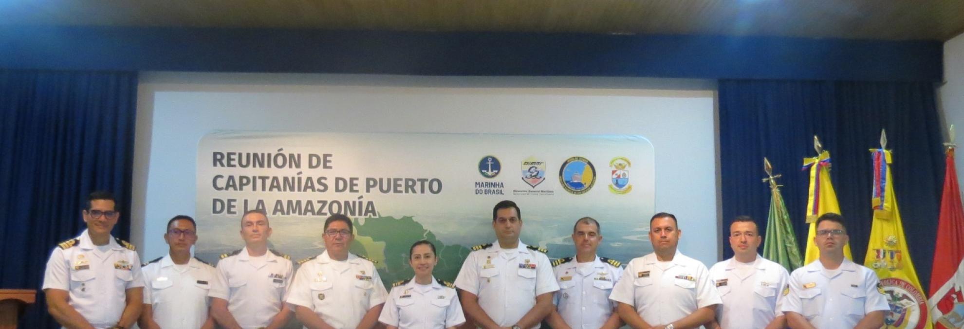 Colombia país anfitrión de la Reunión de Capitanes de Puerto en la frontera con Brasil, Ecuador y Perú