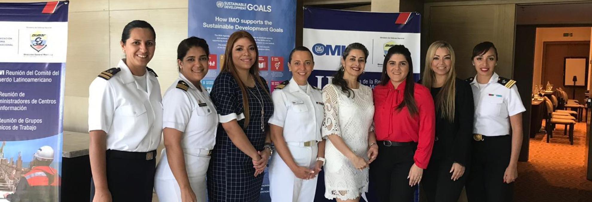 En la fotografía representantes de México, Panamá, Colombia, Chile, República Dominicana y Argentina; quienes conforman la mesa directiva de la Red MAMLA