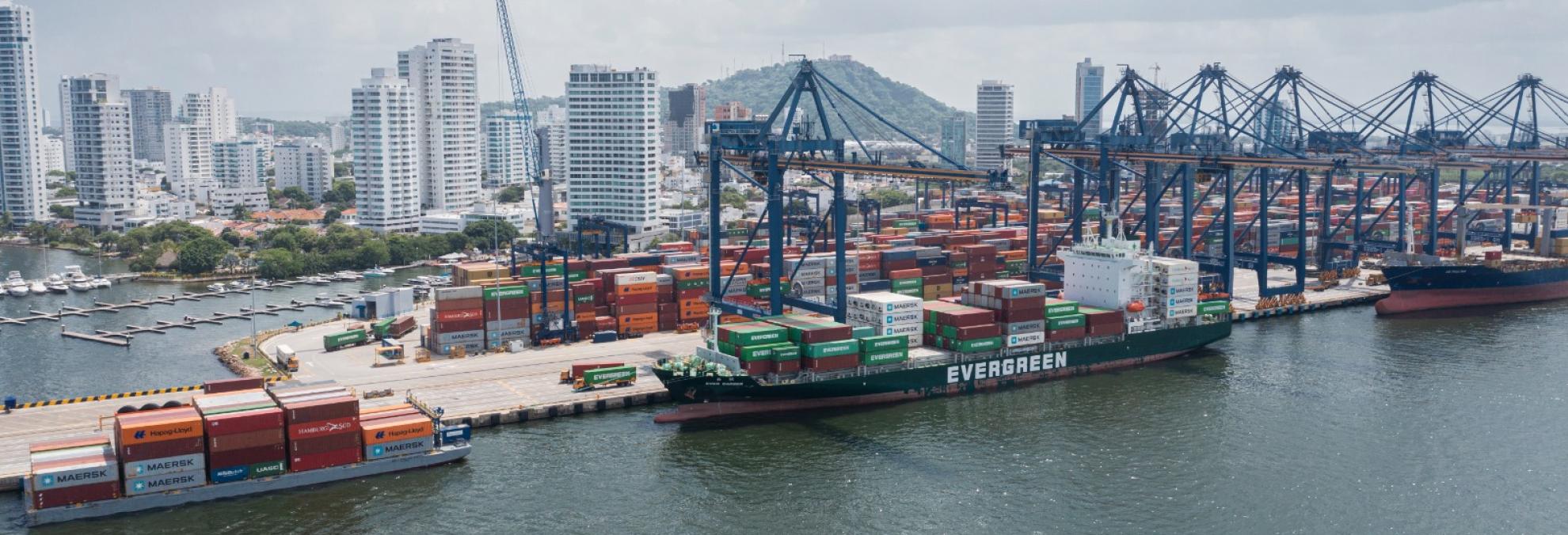 Colombia registra crecimiento del 5,6% en tráfico marítimo y evidencia cambios en su sistema portuario