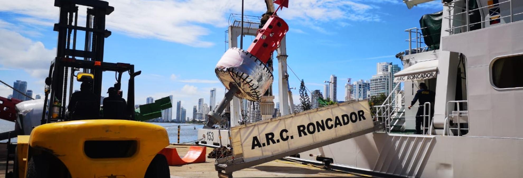 Zarpó buque ARC "Roncador" de la Dirección General Marítima a Providencia