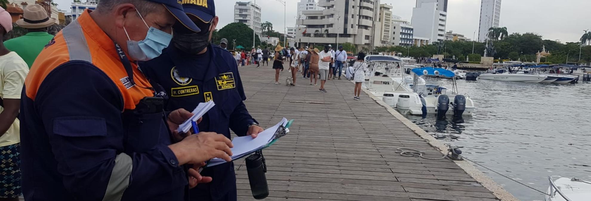 12.137 pasajeros movilizados por vía marítima en lo que va de la temporada de receso en Cartagena
