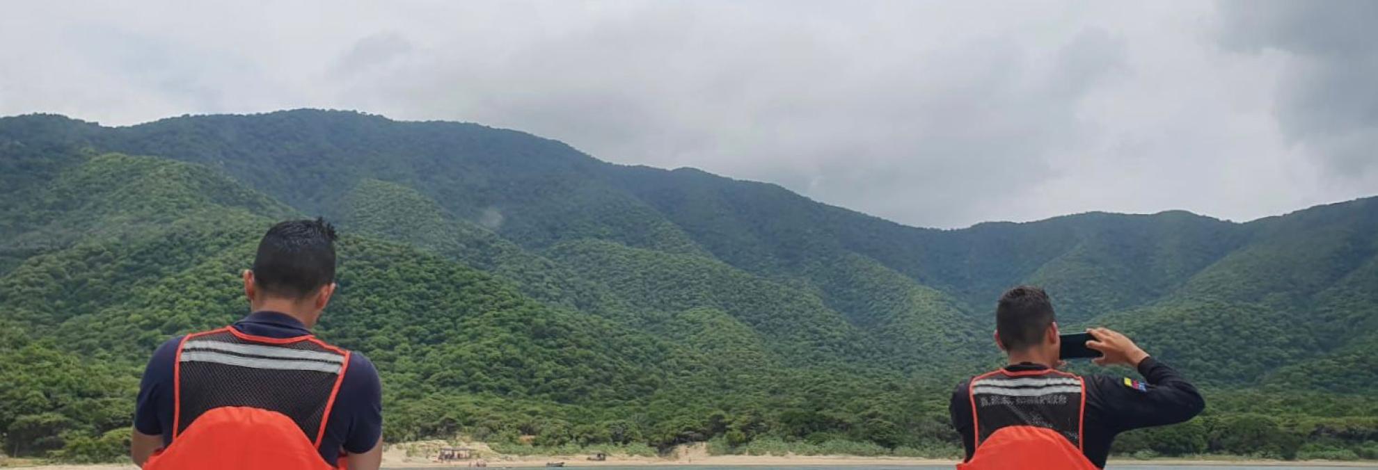 En Santa Marta, Dimar adelanta la inspección de playas en el Parque Tayrona