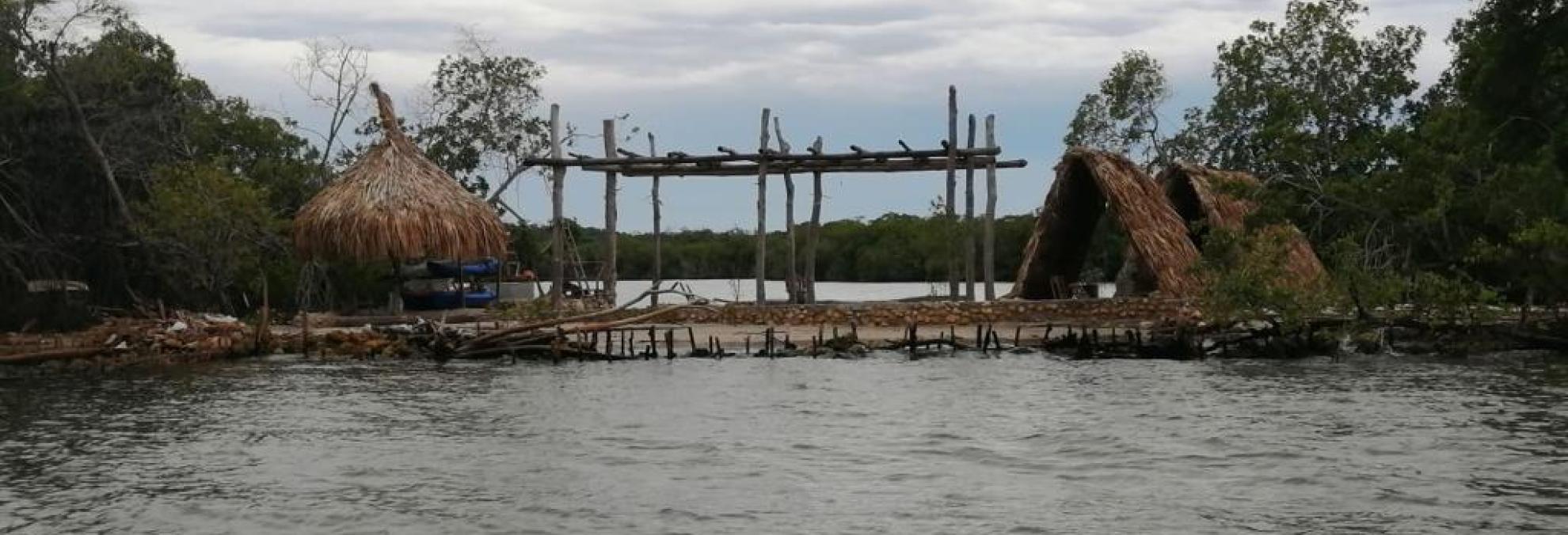 Dimar reitera denuncia de construcción sobre mangle en Punta Arena, Cartagena