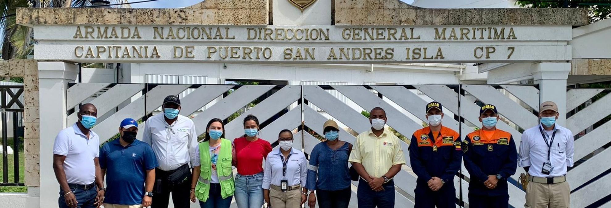 Dimar trabaja por la reactivación económica atendiendo solicitud de arribo de cruceros en San Andrés
