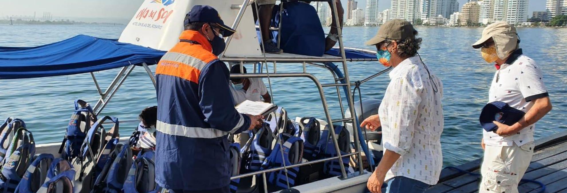 Dirección General Marítima se prepara para temporada turística de mitad de año en Cartagena