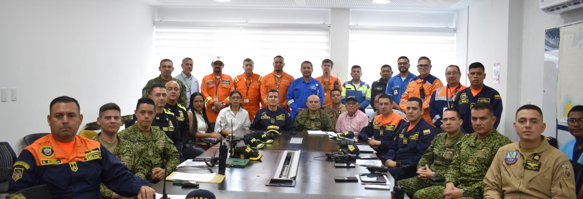 DIMAR acompañó ejercicio de respuesta ante emergencia por hidrocarburos en Coveñas