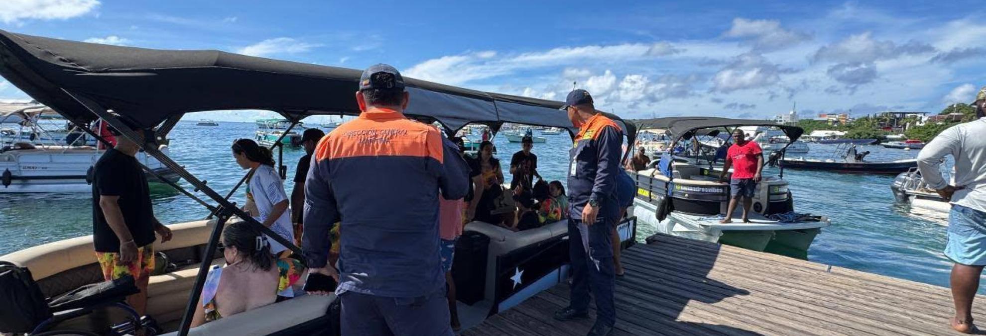 DIMAR advierte sanciones a operadores que incumplan las normas de seguridad marítima e intensifica controles en la isla de San Andrés