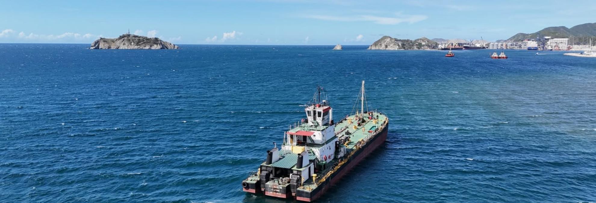 DIMAR contribuye a la consolidación del puerto de Santa Marta con más de 42 millones de toneladas de carga movilizadas