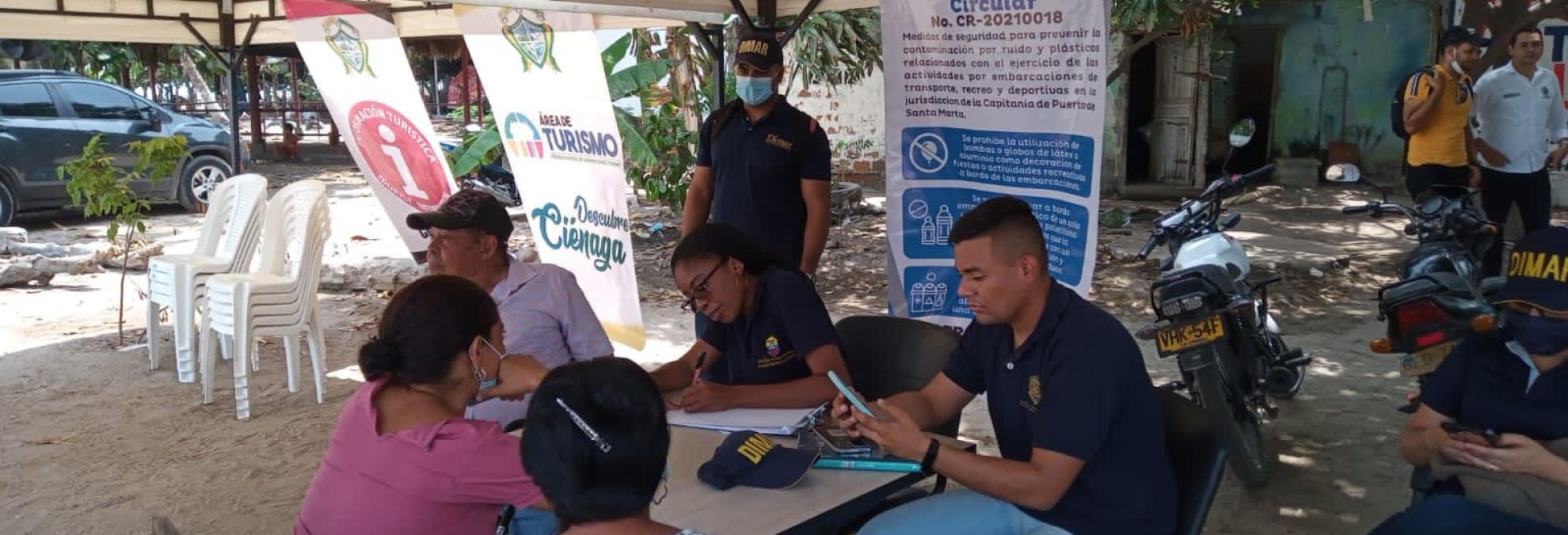 Dimar contribuye en el desarrollo integral de la comunidad de Ciénaga, en Santa Marta