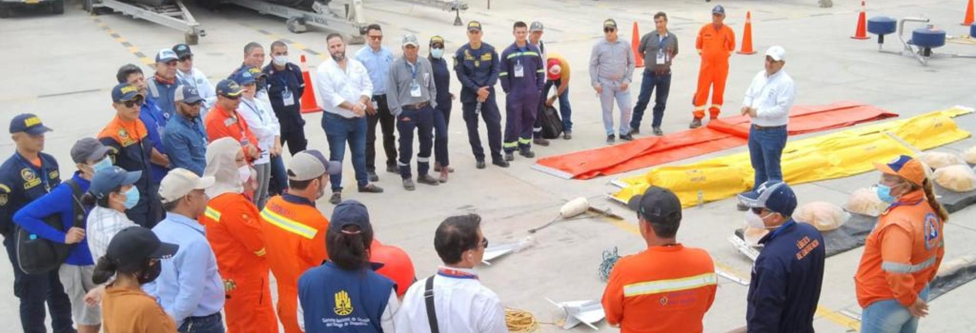 En Santa Marta, Dimar fortalece sus capacidades para atender emergencias por derrame de hidrocarburos