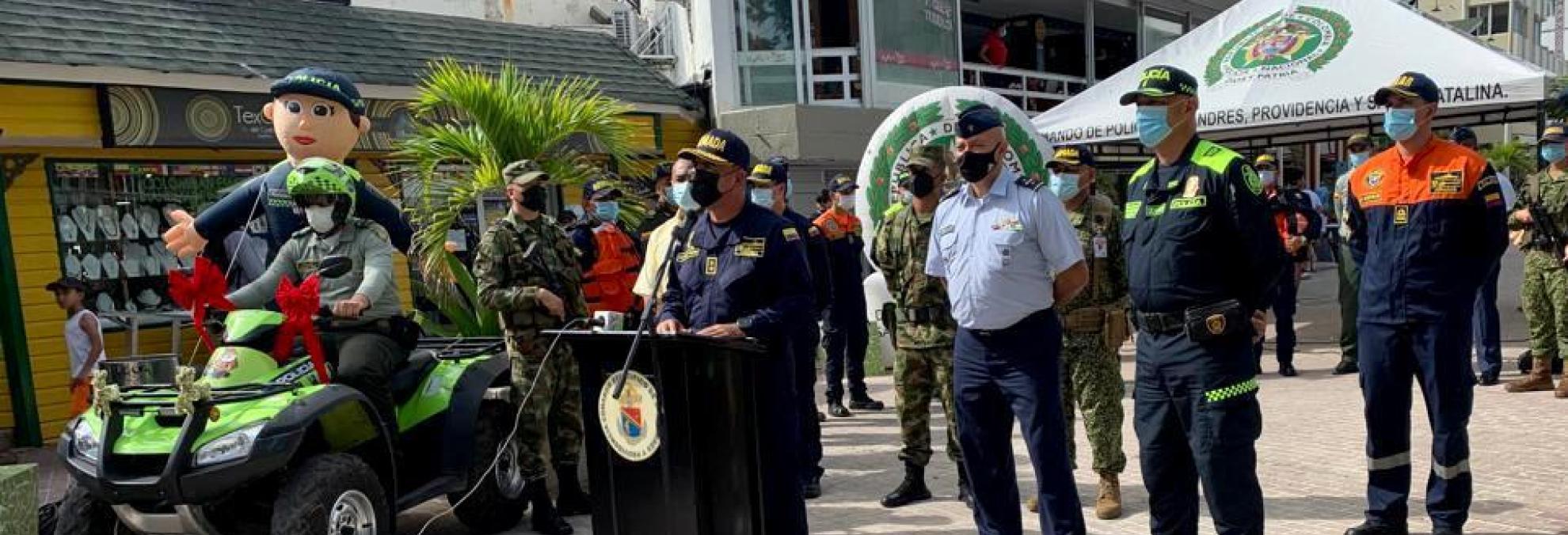 Dimar presenta el dispositivo de seguridad para la temporada vacacional en San Andrés Isla