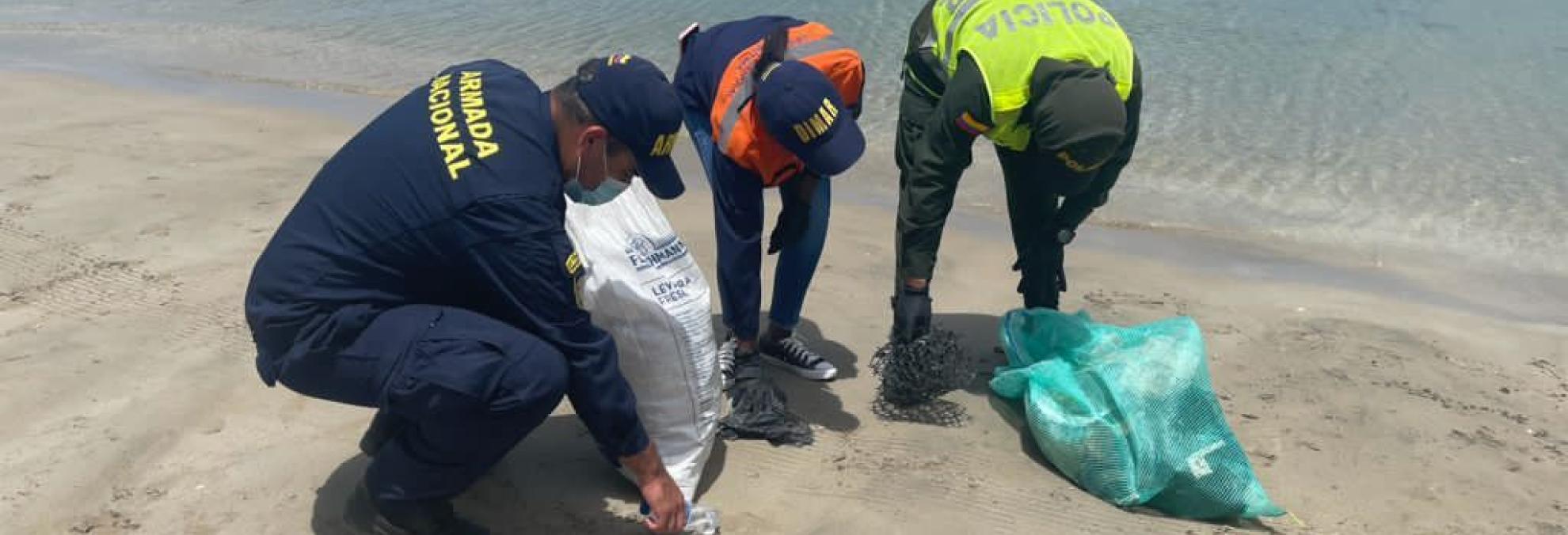 Más de 2 toneladas de residuos sólidos fueron recolectados en el Cabo de la Vela