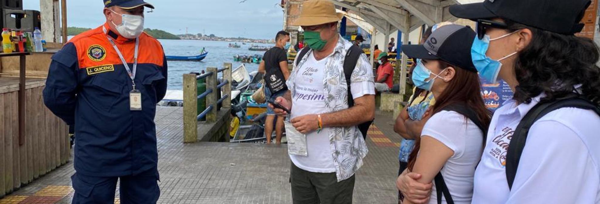 La Dirección General Marítima incrementa controles en playas y embarcadero para recibir temporada alta
