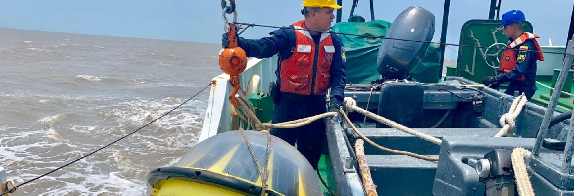 Dimar comprometida con la seguridad de la navegación en el puerto de Barranquilla