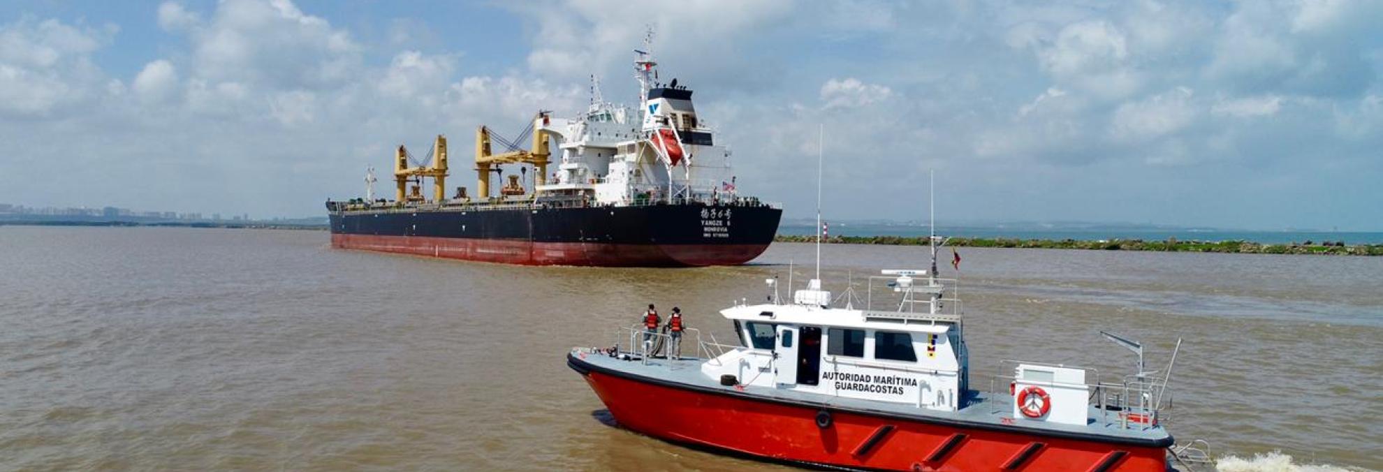 Dimar con todas sus capacidades presente en Bocas de Ceniza por la seguridad marítima 