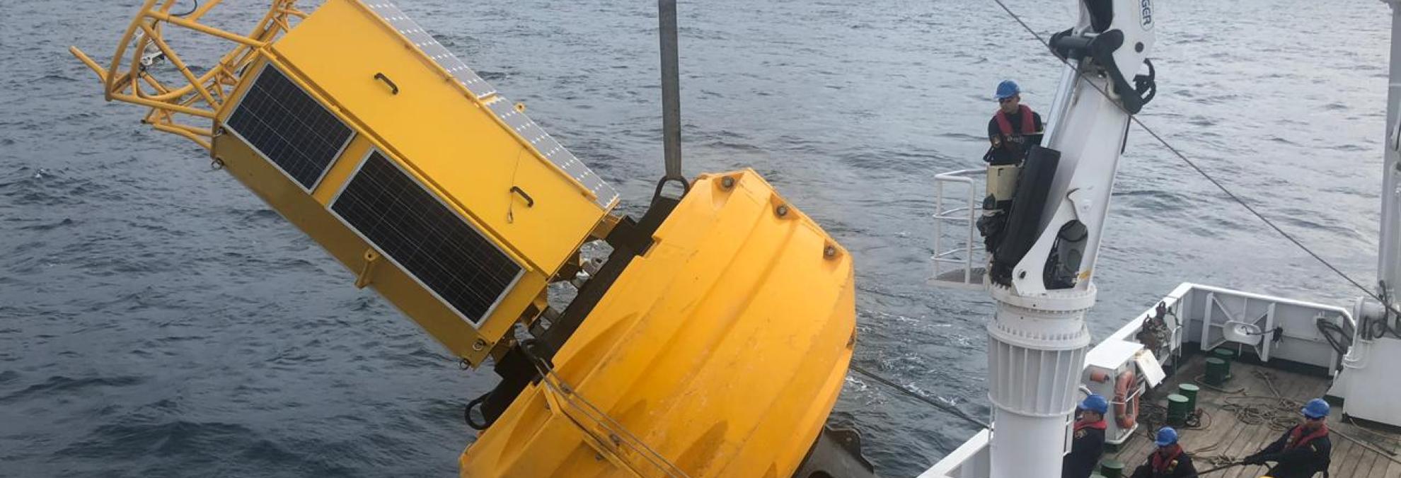 Dimar fondea boya metocean en el Golfo de Morrosquillo