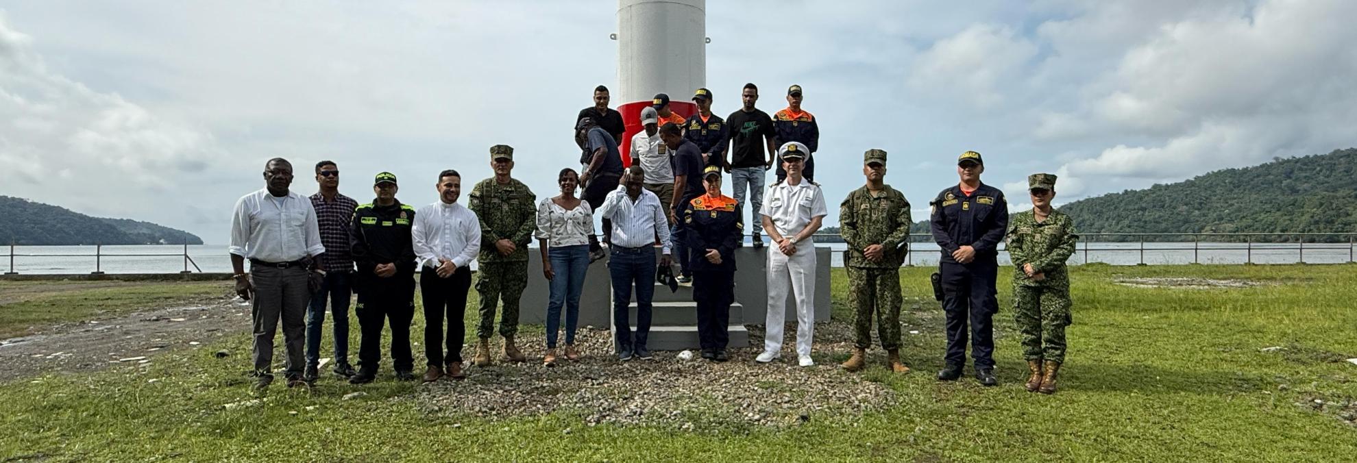 Dimar moderniza señalización marítima en Bahía Solano