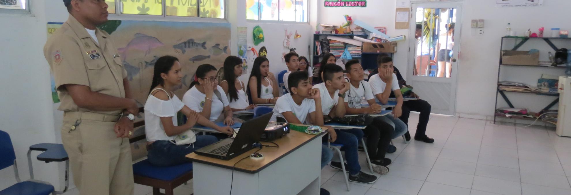 Dimar participó en jornada académica “Río-Mar navegando por las regiones de Colombia” en Leticia