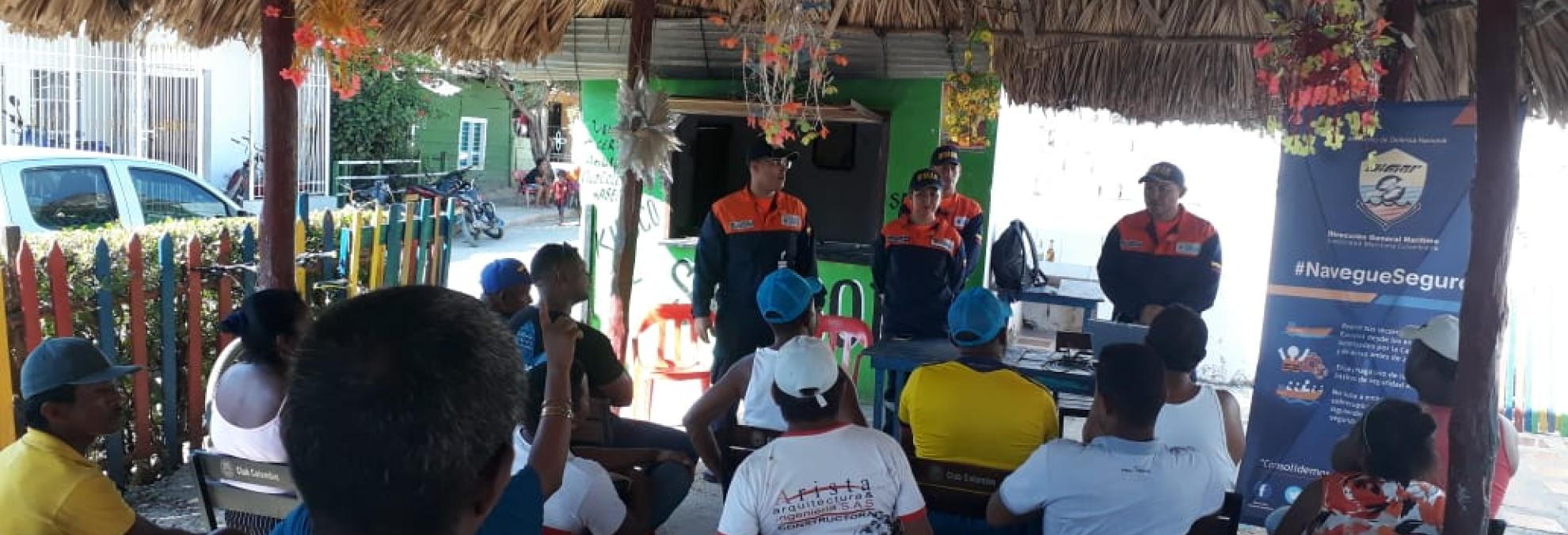 Dimar presenta nueva señalización marítima para playas de Coveñas