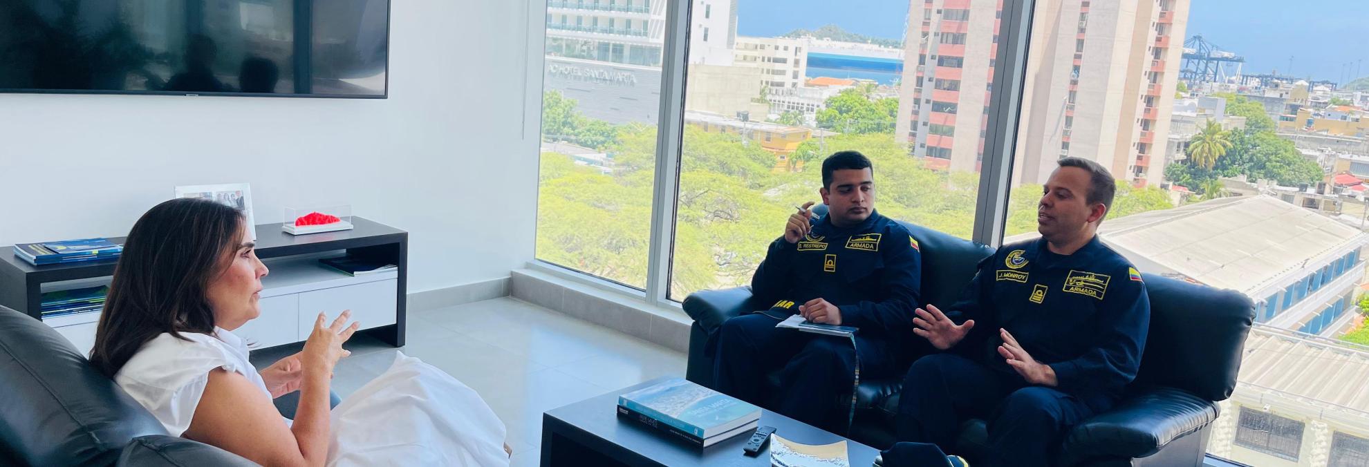 Dimar y Cámara de Comercio de Santa Marta plantean alianza para impulsar la formalización y competitividad del sector turístico en el Magdalena
