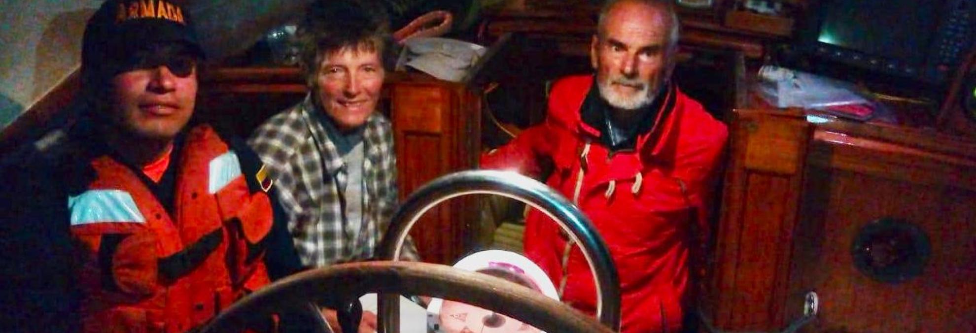 Dimar y Guardacostas rescatan Velero de bandera suiza a la deriva