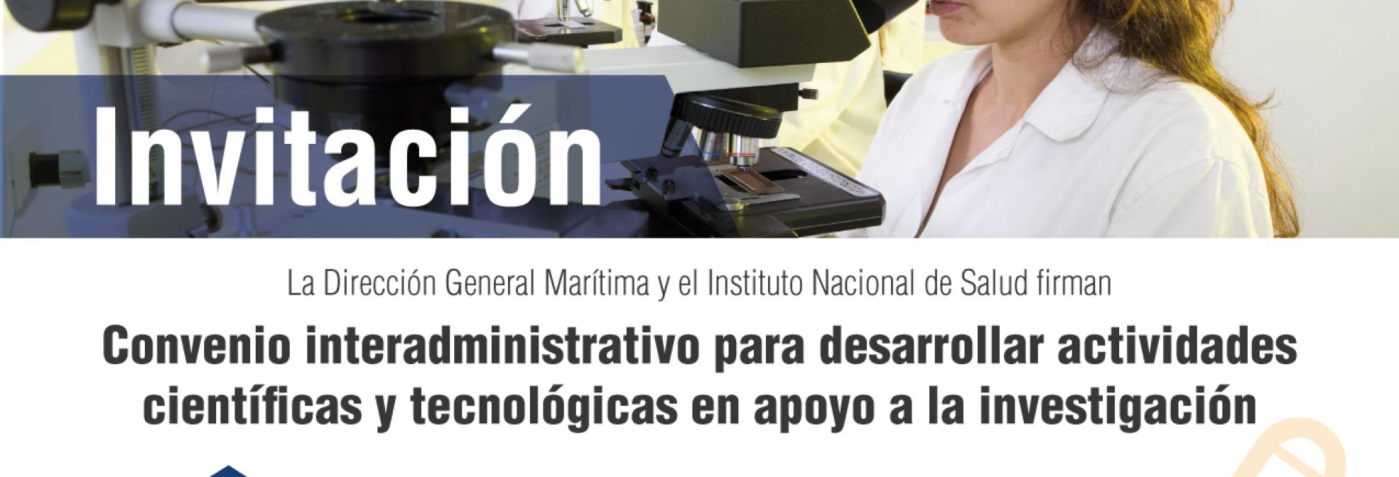 Dimar y el Instituto Nacional de Salud: por la salud pública de los colombianos