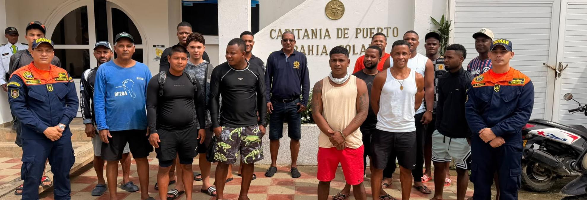 En Bahía Solano y Nuquí, se fortalece la seguridad en la navegación con la certificación de nuevos motoristas costaneros