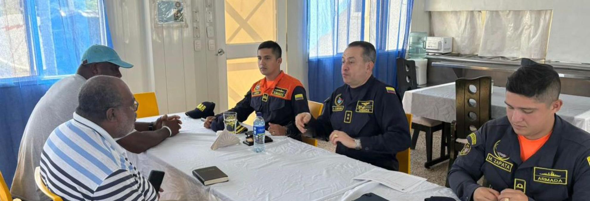 En la zona insular, la Armada y Dimar refuerzan socialización de medidas de seguridad al gremio pesquero