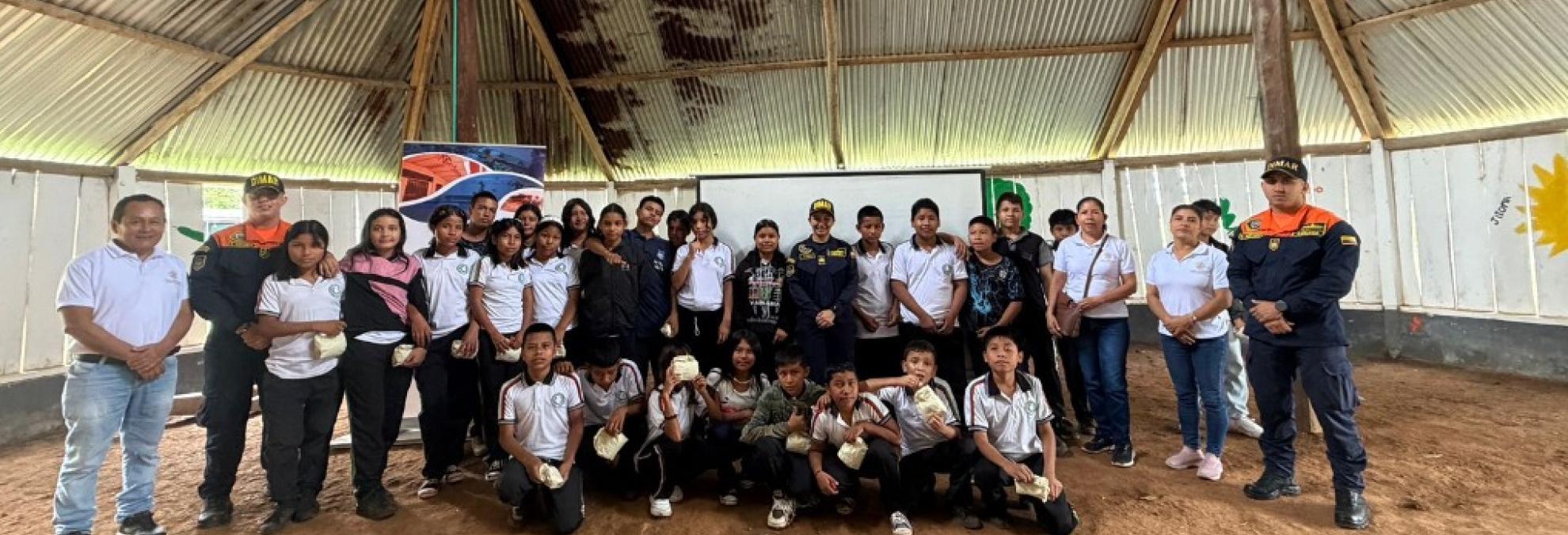 Estudiantes de Puerto Leguízamo se suman al cuidado del río Putumayo