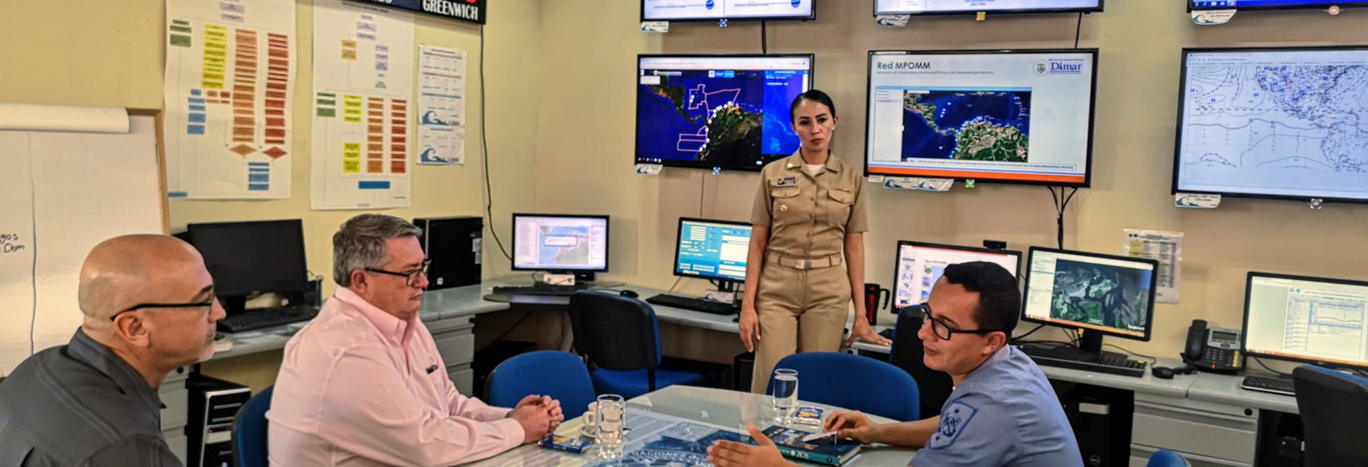 Reunión bilateral entre Dimar y la Oficina Oceanográfica Naval de Estados Unidos. 