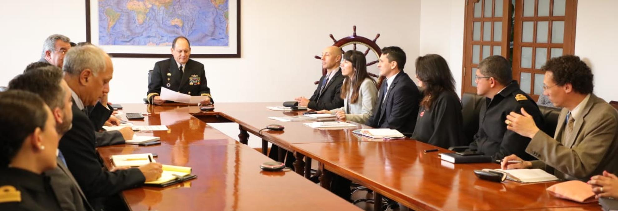 Prefectura Naval Argentina evaluó capacidades en Colombia para la formación de la Gente de Mar