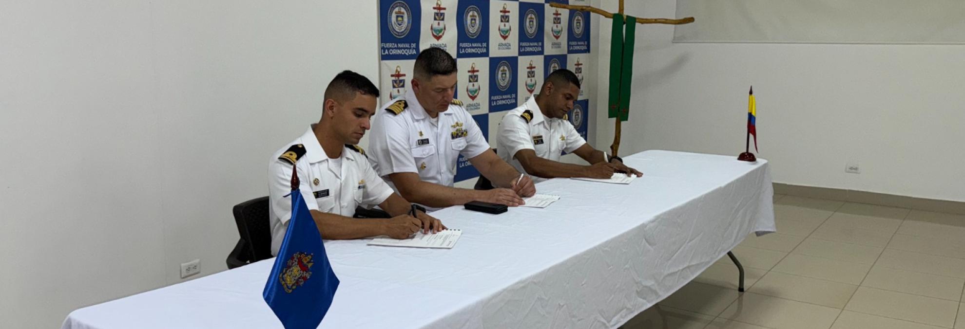 Puerto Carreño tiene nuevo Capitán de Puerto, el Teniente Fragata Santiago Moreno Herrera con trayectoria destacada en la Armada de Colombia asume el mando